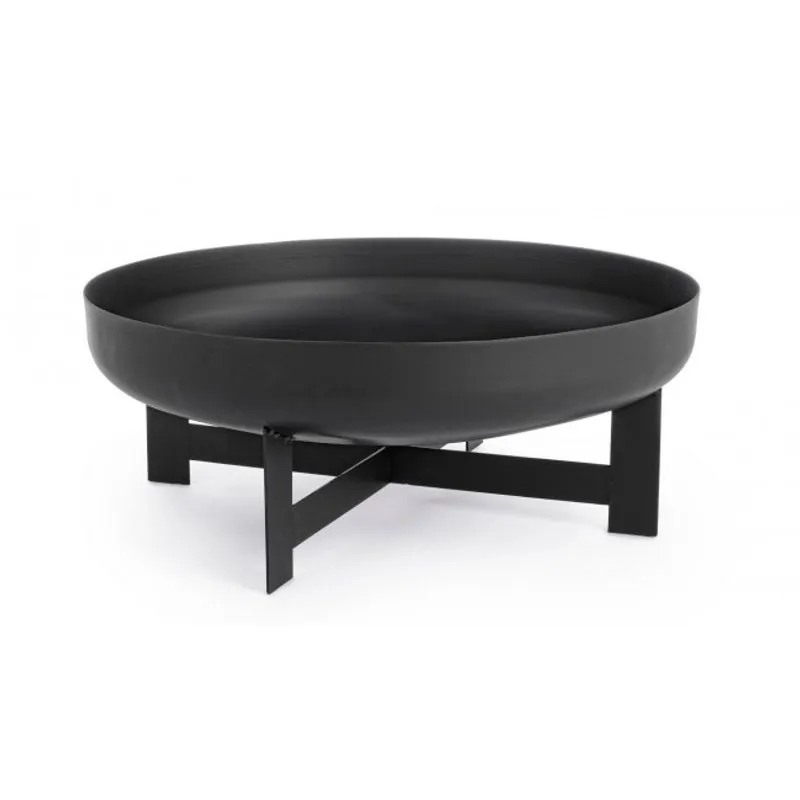 Bizzotto outdoor Braciere Efesto tondo nero d60x24h